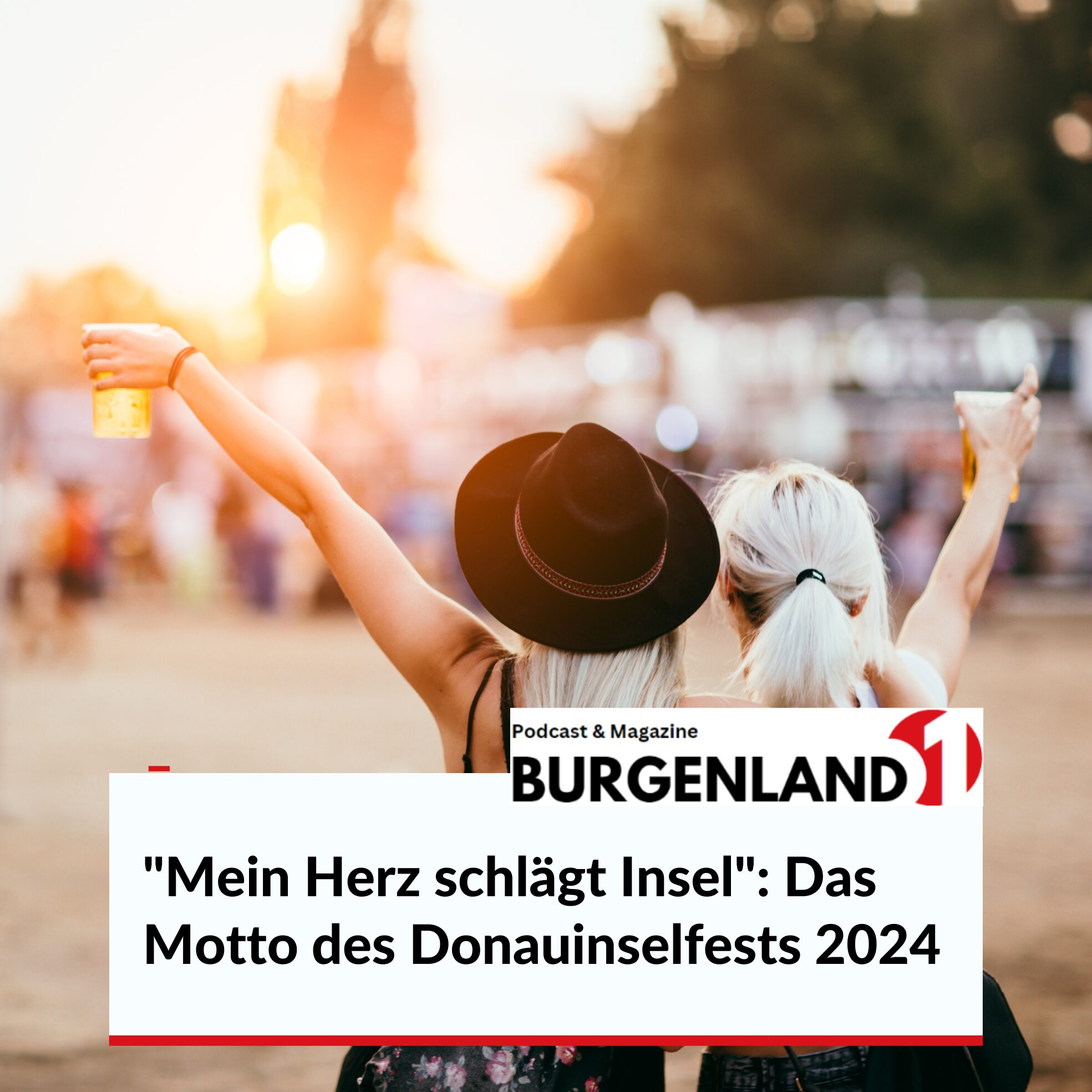 "Mein Herz schlägt Insel": Das Motto des Donauinselfests 2024