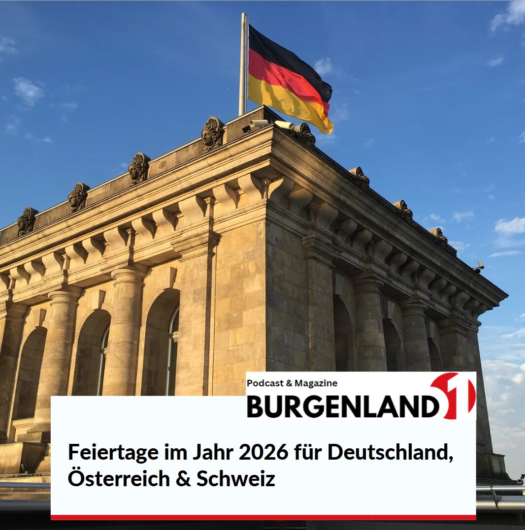 Feiertage im Jahr 2026 für Deutschland, Österreich & Schweiz