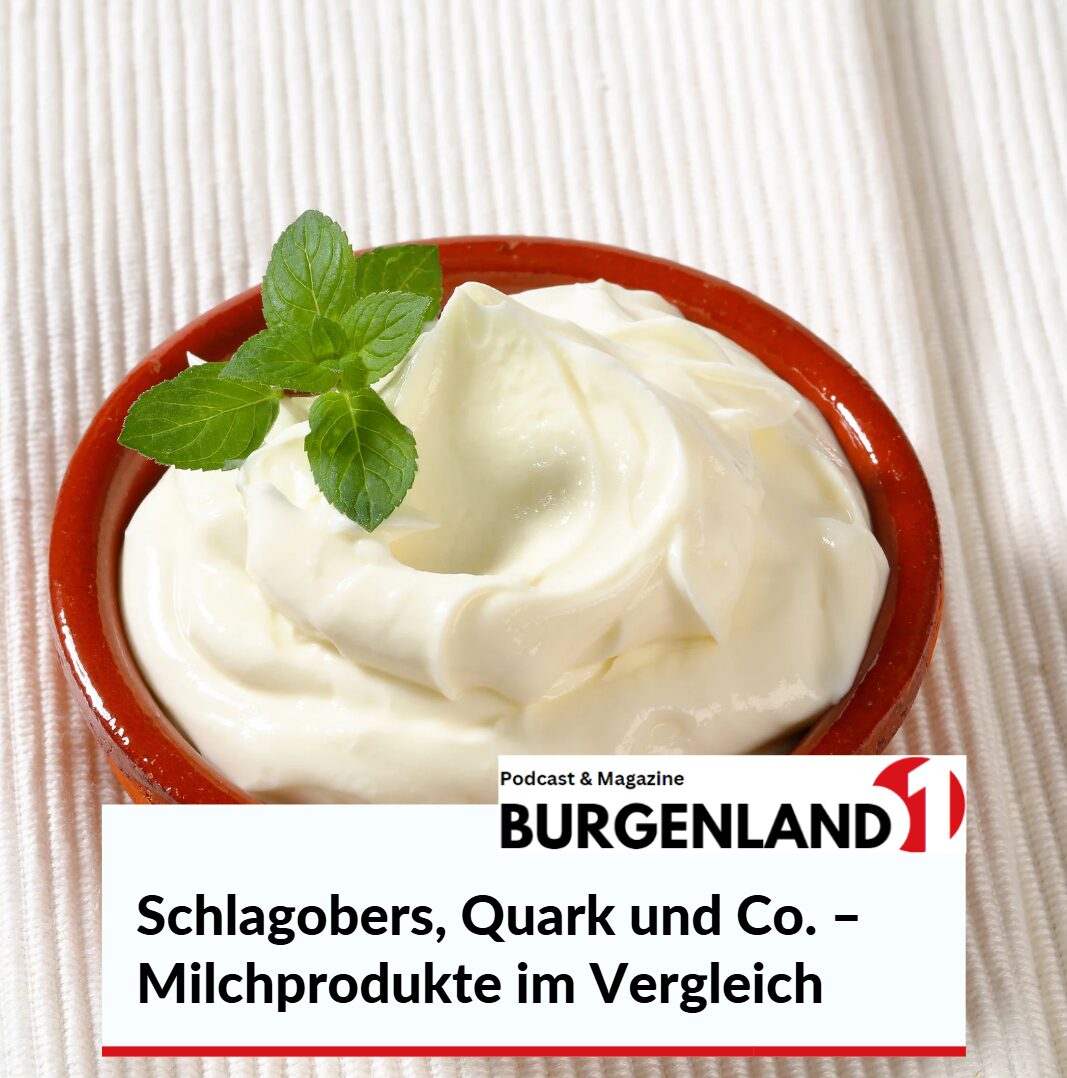 Schlagobers, Quark und Co. – Milchprodukte im Vergleich