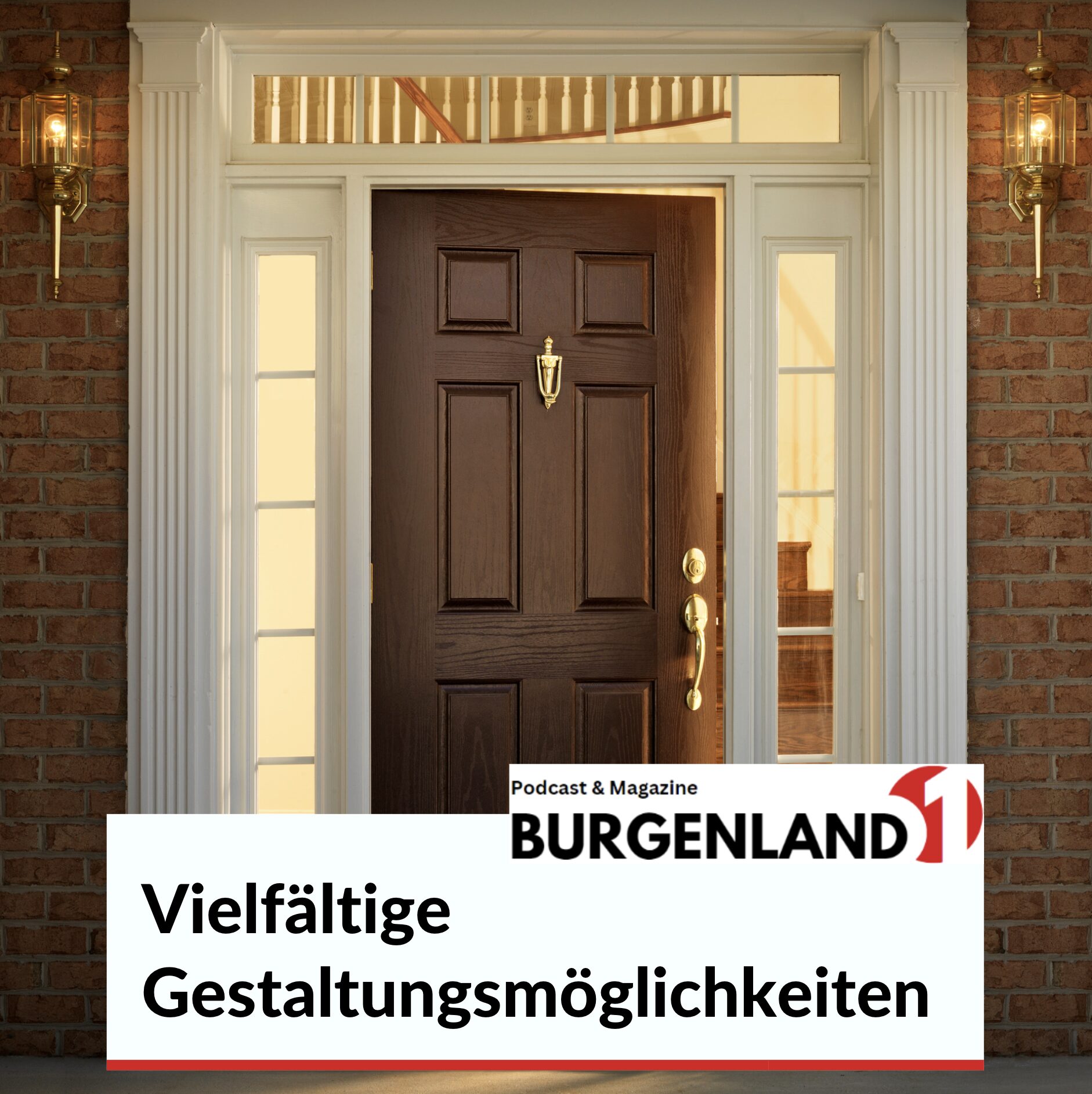 Vielfältige Gestaltungsmöglichkeiten Haustür mit Seitenteil