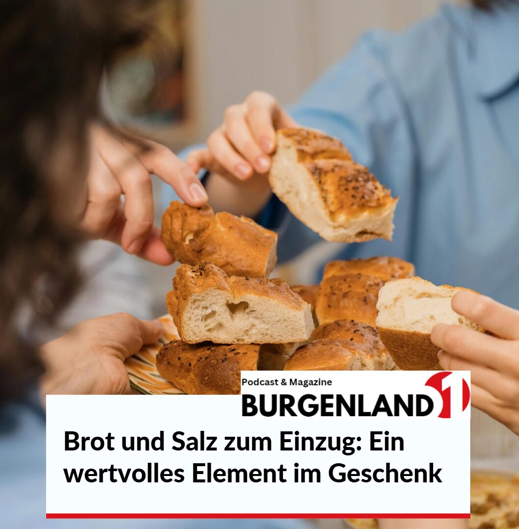 Brot und Salz zum Einzug Ein wertvolles Element im Geschenk