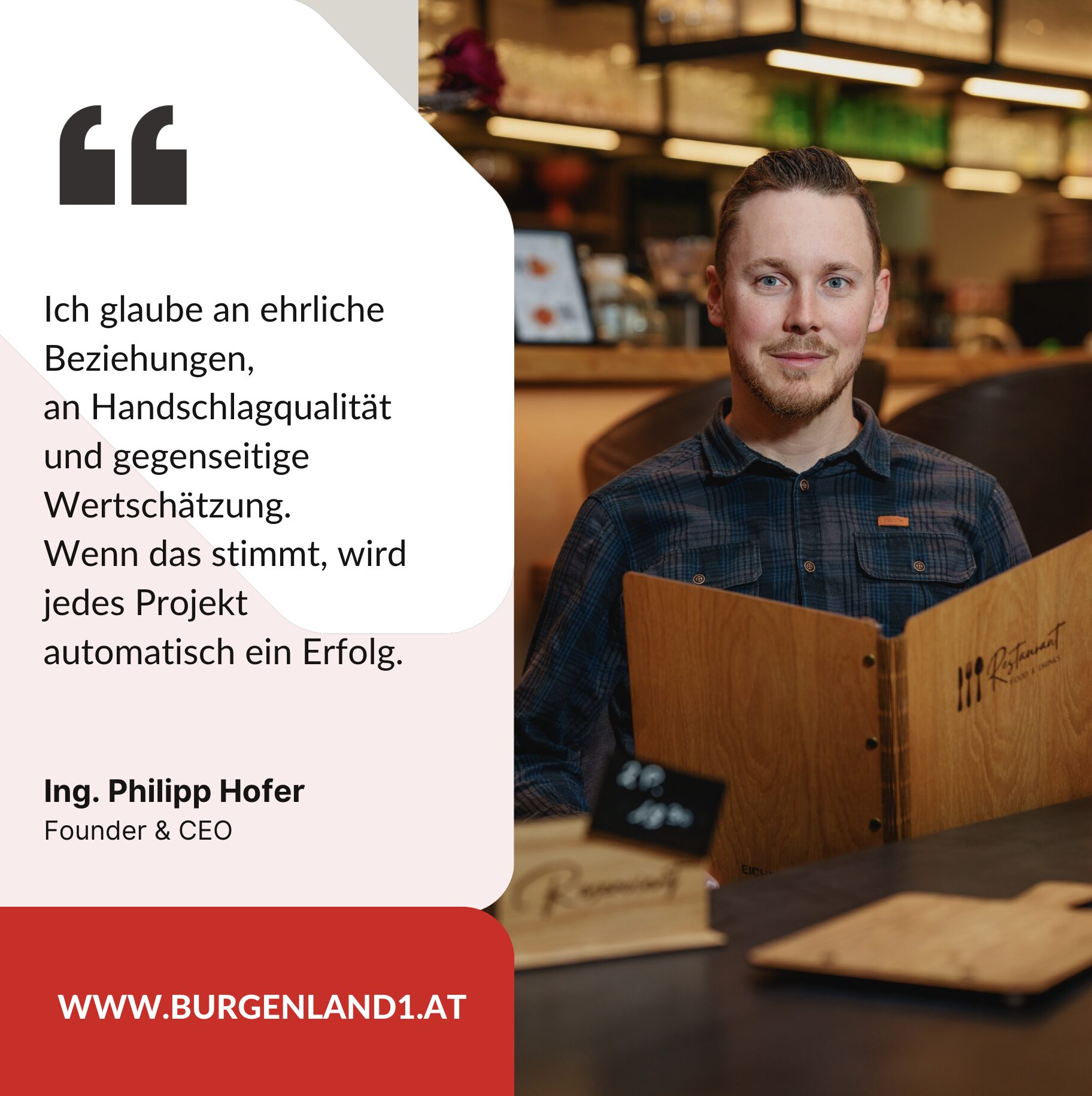 Ing. Philipp Hofer Founder & CEO