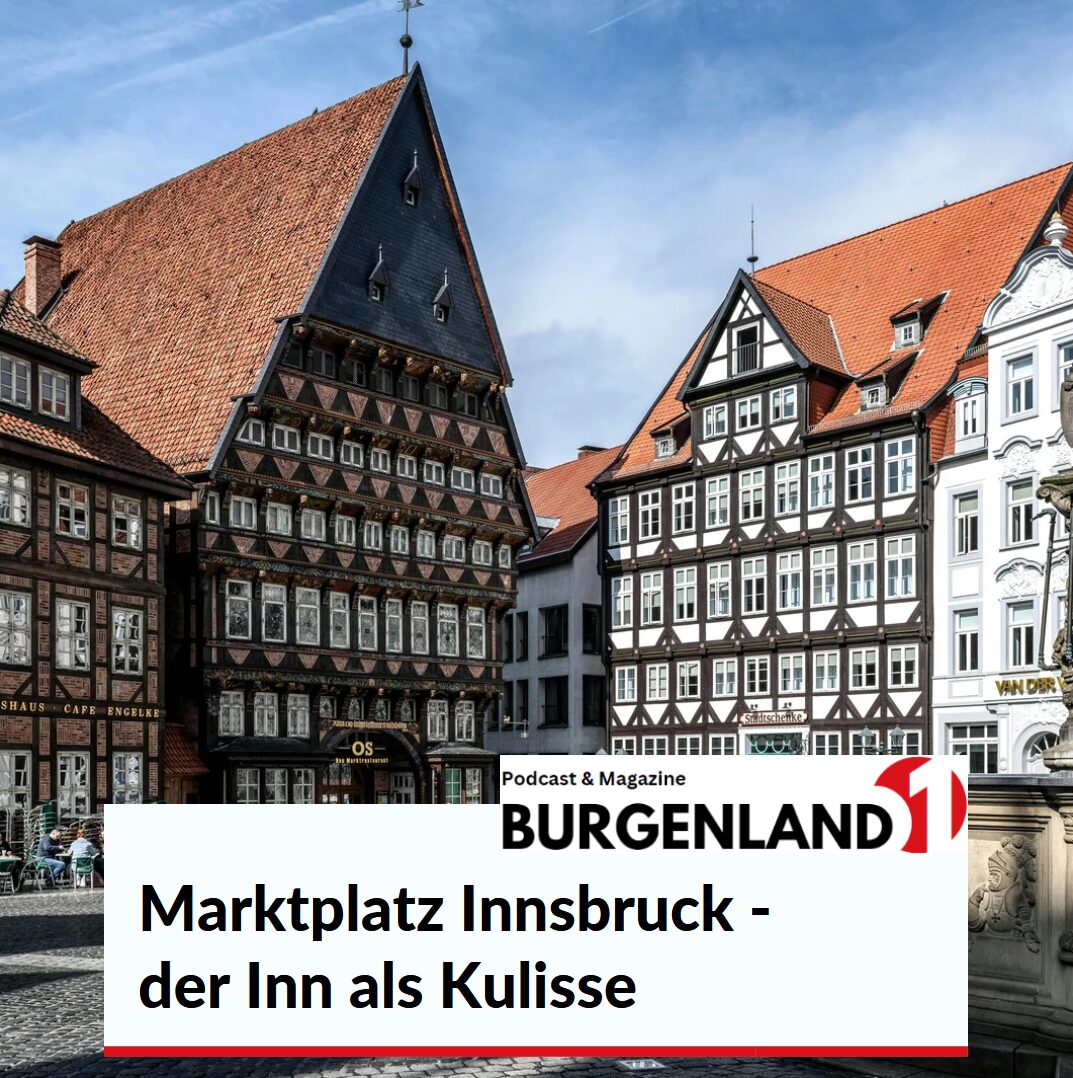 Marktplatz Innsbruck - der Inn als Kulisse Marktplatz Innsbruck - der Inn als Kulisse