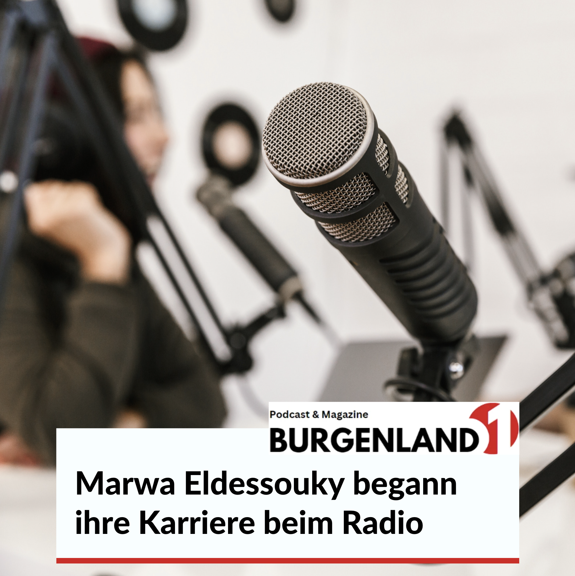 Marwa Eldessouky begann ihre Karriere beim Radio Marwa Eldessouky begann ihre Karriere beim Radio